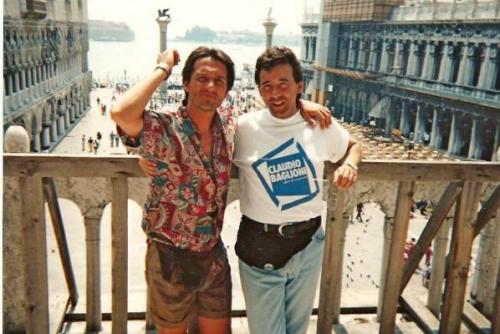 Con GONZALO en Venecia 1993